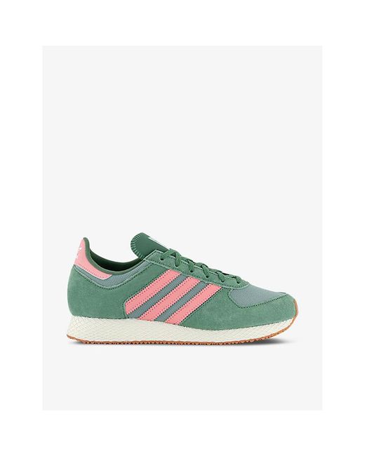 adidas Atlanta Woven Low top Trainers in Green Lyst Australia