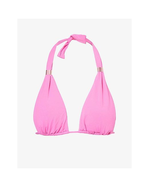 Melissa Odabash Pink Grenada Bikini Top