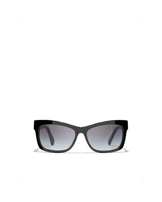 rectangle chanel sunglasses