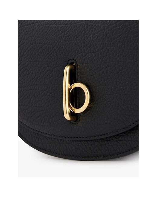 Burberry Black Rocking Horse Leather Shoulder Bag
