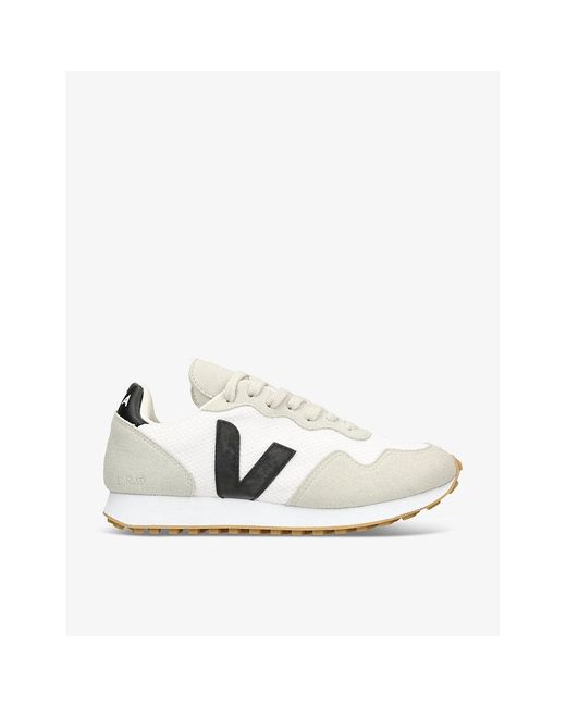 Veja White Women's Sdu Mesh And Vegan Suede Low-top Trainers