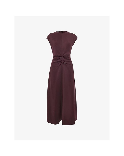 red long sleeve flare dress Shop Red Fit And Flare Midi Dress - for Women | OUTZIDR main image 1