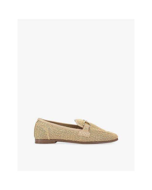KG by Kurt Geiger Natural Madeline Woven Loafers