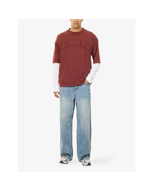 KTZ Logo-Embroidered Washed Cotton T-Shirt for men