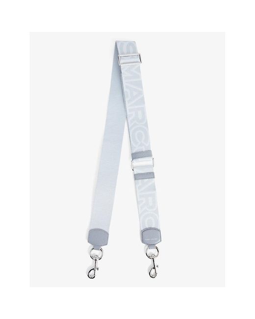 Marc Jacobs Blue The Strap Branded Woven Strap
