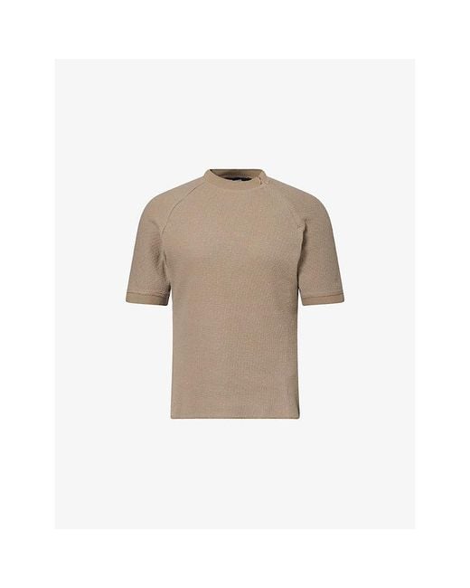 Seventh Natural Henley Short-Sleeve Cotton-Blend T-Shirt for men