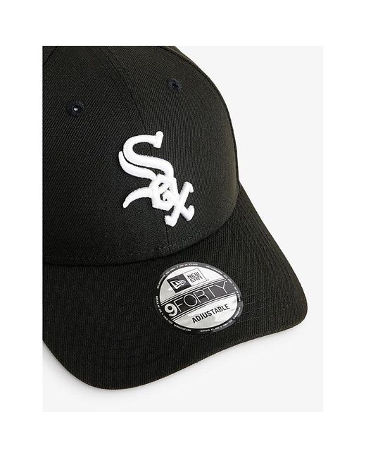 KTZ Black 9twenty Chicago White Sox Woven Cap for men