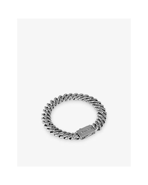 Clocks and Colours Metallic Empire X Sterling- Bracelet for men