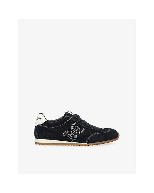 Sam Edelman Black Isella Suede Trainers