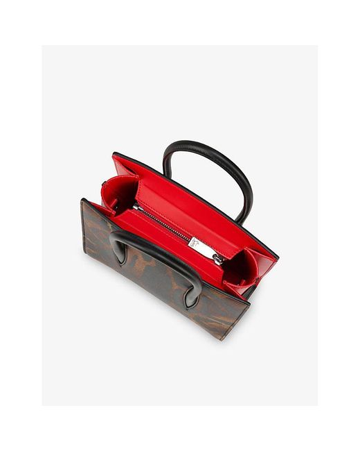 Christian Louboutin Black Paloma S Mini Bengali Leather Tote Bag
