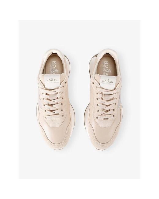 Hogan Natural H641 Suede Low-Top Trainers