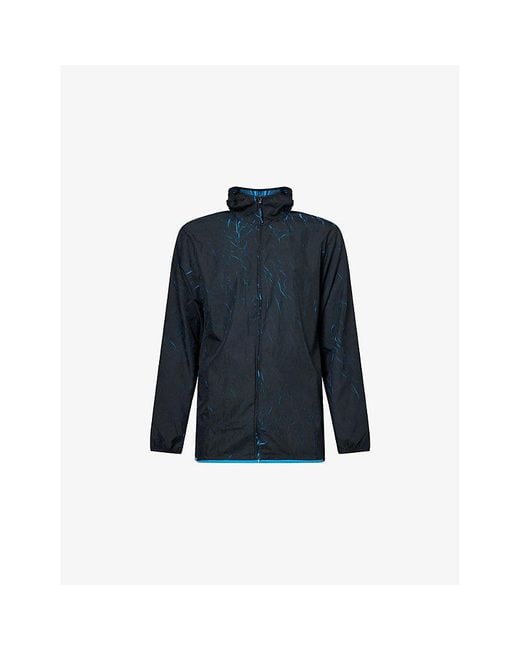 On Shoes Blue Pace Hooded Woven Jacket for men