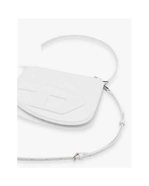 DIESEL White 1Dr Twin Leather Shoulder Bag