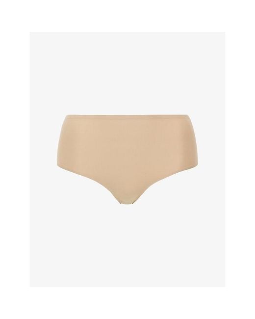 Chantelle Brown Soft Stretch Seamless One-Size High Waisted String