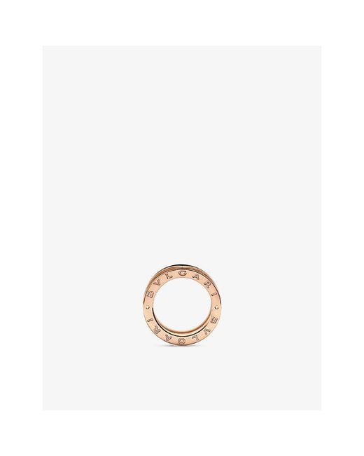 BVLGARI White Rose B.Zero1 18Ct Rose- And Ceramic Ring
