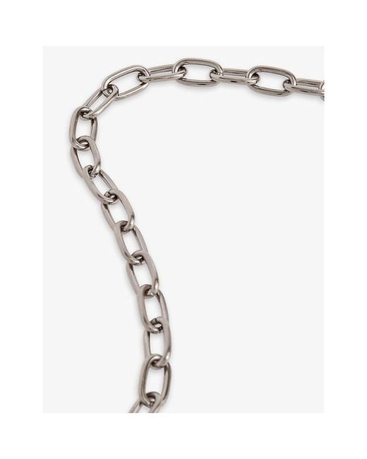 Martine Ali Metallic Gunnar 925 Sterling -plated Brass Necklace for men