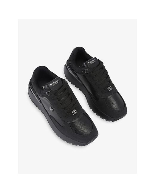 KG by Kurt Geiger Blue Louisa 2 Faux-Leather Trainers