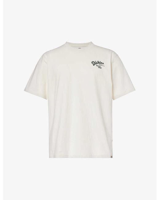 Dickies White Raven Logo-print Regular-fit Cotton-jersey T-shirt X for men