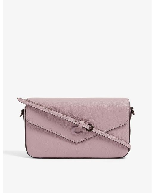 COACH Wyn Leather Crossbody Bag in Ice Purple (Purple) Lyst UK
