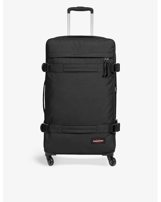 Eastpak Black Transit'r Large Woven Suitcase