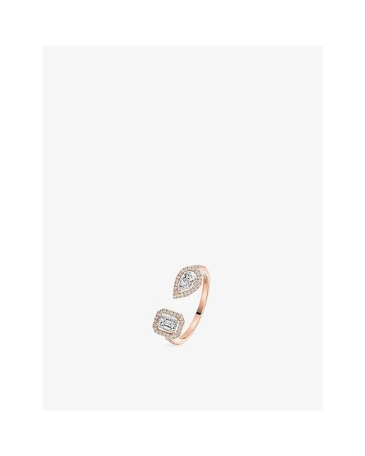 Messika White My Twin 18Ct And 0.69Ct Diamond Ring