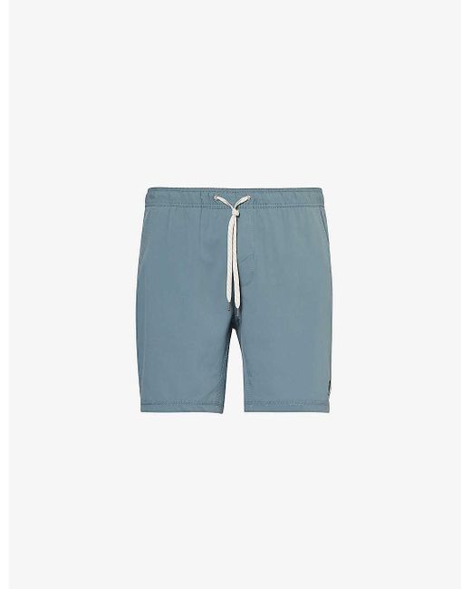 vuori Blue Kore Elasticated-waist Regular-fit Stretch-recycled-polyester Blend Shorts for men