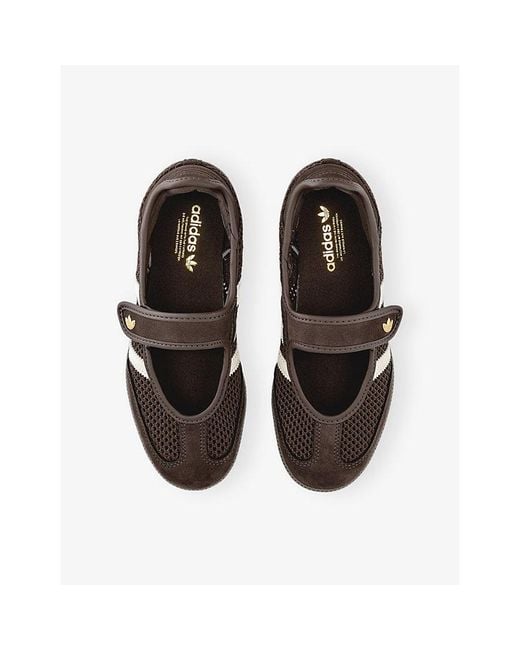 Adidas Black Samba Jane Woven Trainers