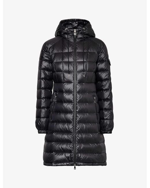 Moncler Black Amintore Brand-patch Slim-fit Shell-down Jacket