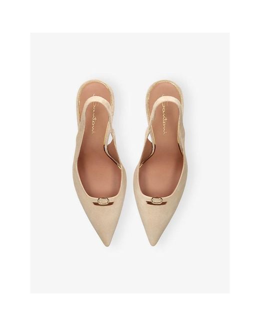 Santoni White Sabine 85 Suede Courts