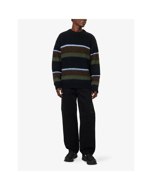 Carhartt Black Aaron Tapered-Leg Denim Jeans for men