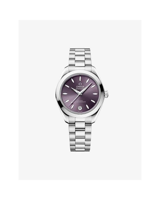 Omega Metallic Seamaster Aqua Terra 150M Stainless-Steel Watch 30Mm