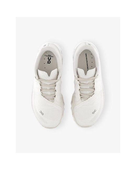 On Shoes White Cloudmster Hyper Mesh Trainers