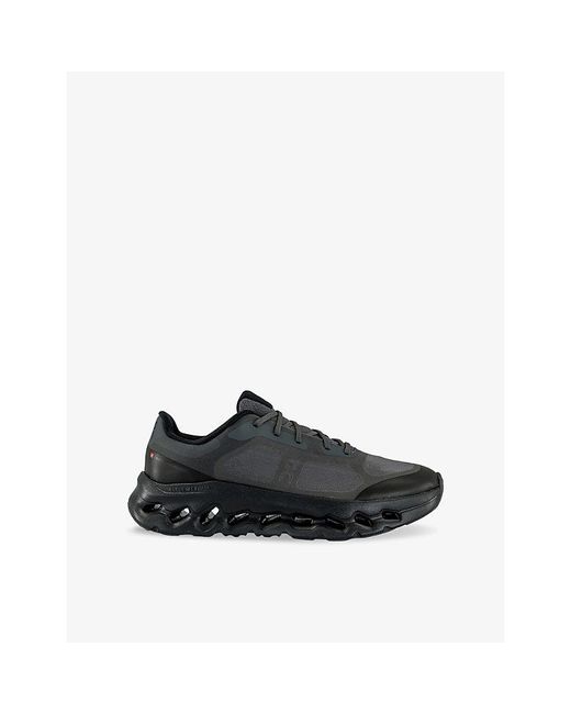 On Shoes Black Cloudtilt Remix Woven Trainers for men