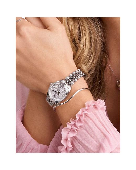Sif Jakobs Metallic Sophia Stainless-Steel And Zirconia Stones Automatic Watch 28Mm