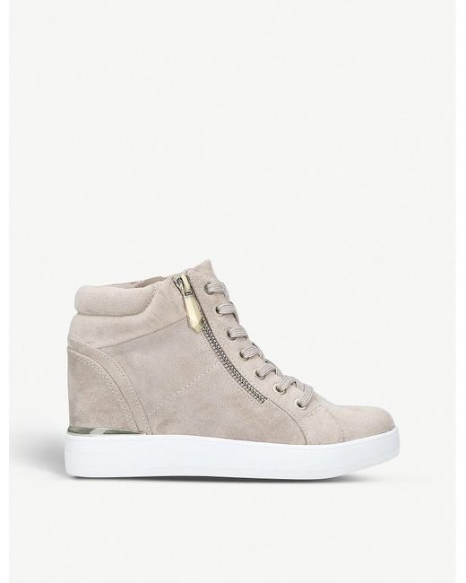 ALDO Ailanna Faux-suede High-top Trainers | Lyst UK