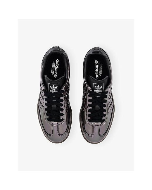 Adidas Black Samba Og Leather Trainers