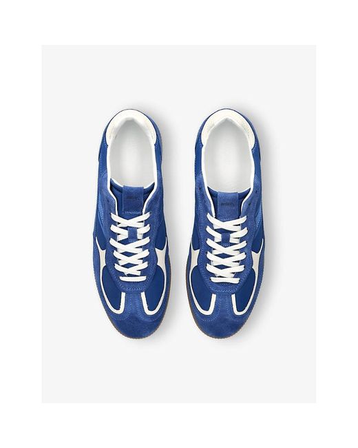 Alohas Blue Tb.490 Rife Suede Low-Top Trainers for men