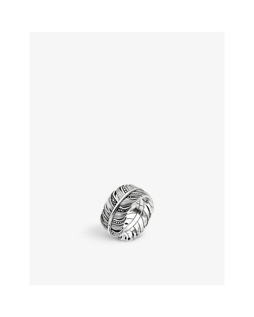 Thomas Sabo Black Feather Sterling- Ring for men