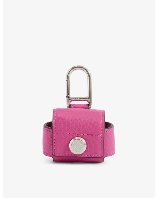 Mulberry Press Stud Leather Airpods Pro Case in Pink Lyst