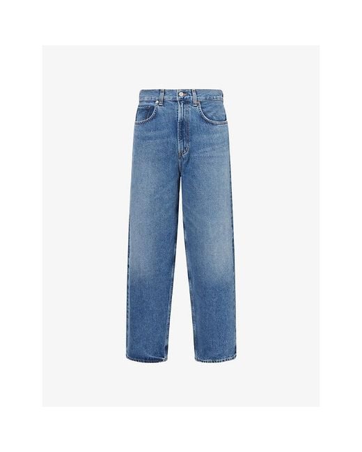 Agolde Blue Deka Tailored Tapered-Leg Denim Jeans for men