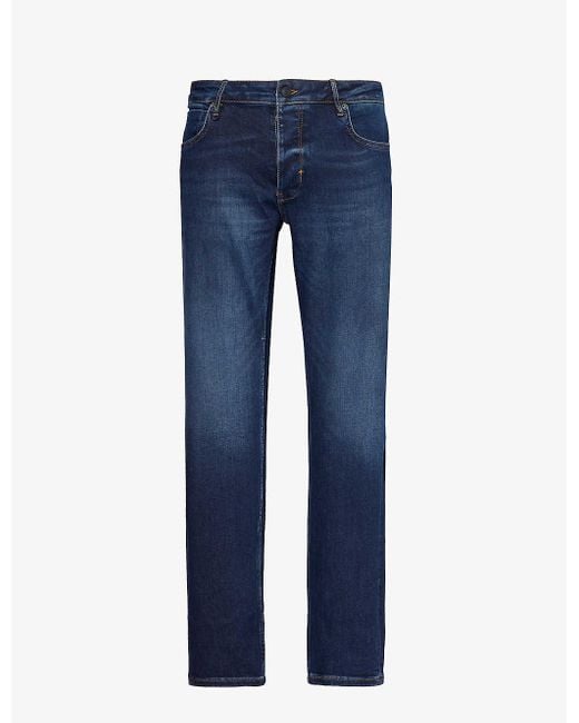 Neuw Blue Lou Slim-fit Stretch Denim-blend Jeans for men