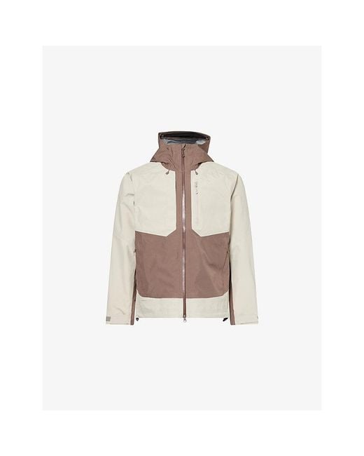 Salomon Pink Outline Hooded Shell Jacket for men