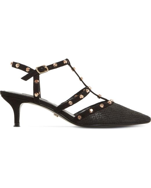 Dune studded cheap heels