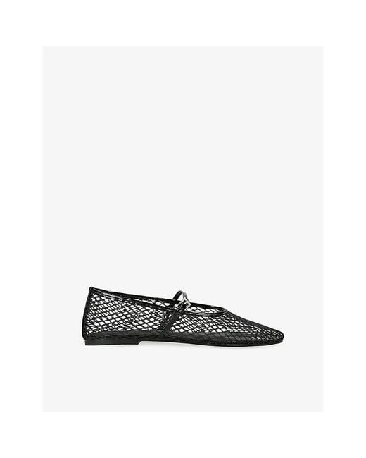 Steve Madden Black Mags Mesh Mary Janes