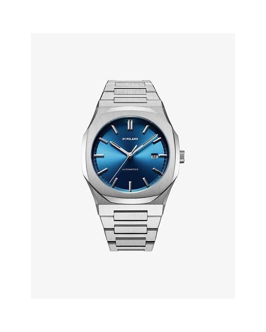D1 Milano Blue D1-Atbj11 Automatic Bracelet Stainless-Steel Automatic Watch for men