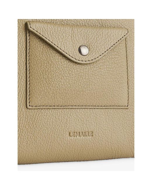 Lemaire Natural Envelope Leather Cross-body Pouch Bag