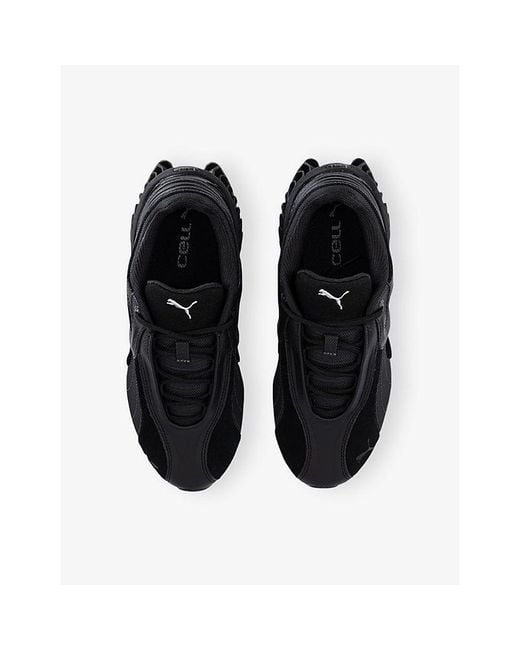 PUMA Black Cell Geo 1 Suede Trainers for men