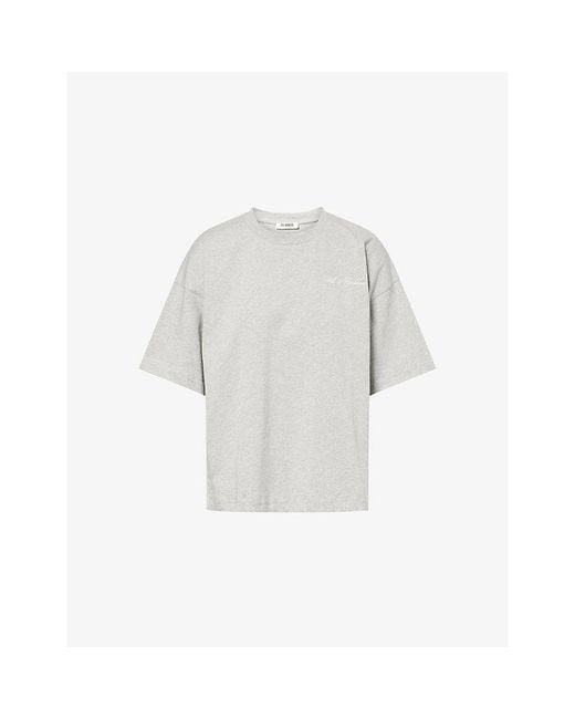 4th & Reckless White Kurzon Logo-Embroidered Cotton T-Shirt