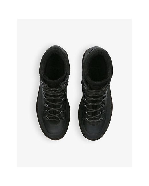 Diemme Black Roccia Vet Mid-Top Leather Boots for men