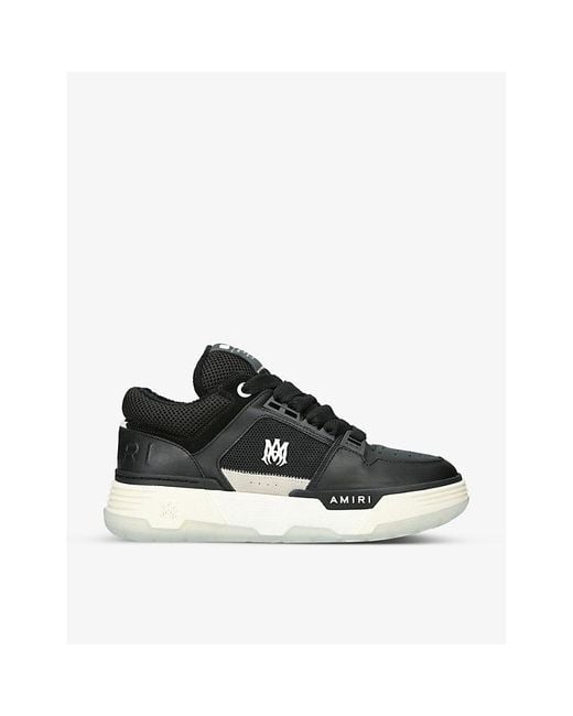 Amiri Black Ma-1 Chunky-sole Leather Low-top Trainers for men